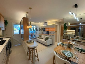 apartment em Avenida da Saudade, Residencial Furlan - Santa Bárbara D'Oeste - SP