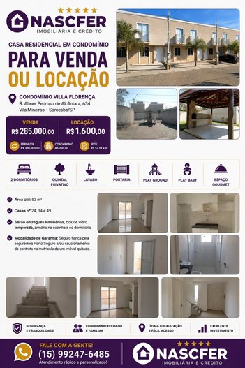house em Rua Abner Pedroso de Alcântara, Vila Mineirão - Sorocaba - SP
