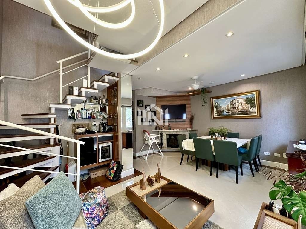 casa a venda no condominio new village - sala