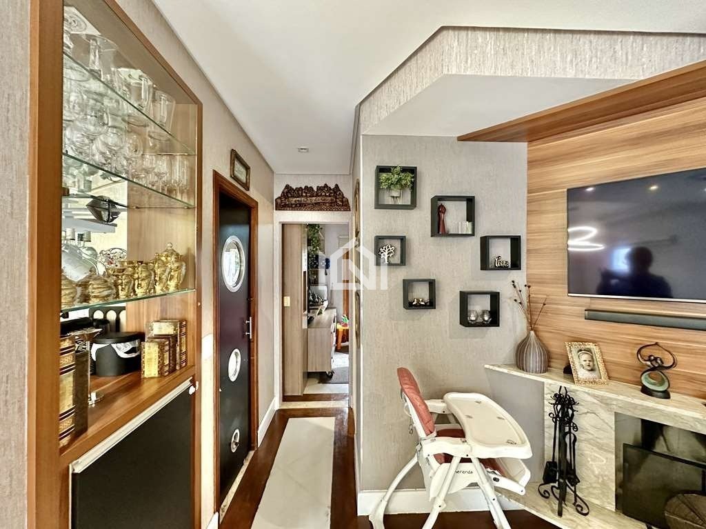 casa a venda no condominio new village - sala