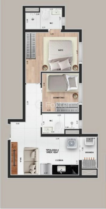 apartment em Rua São Bernardo, Cidade Mãe do Céu - São Paulo - SP