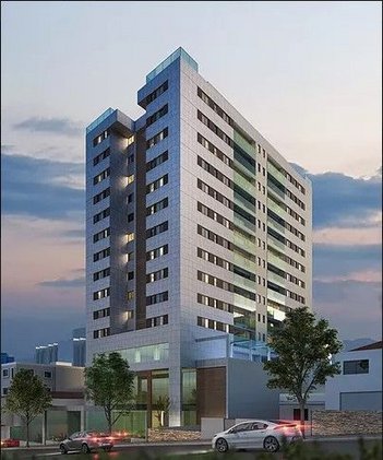 apartment em Avenida do Contorno, Lourdes - Belo Horizonte - MG