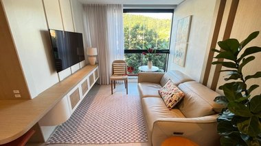apartment em Rua das Piraúnas, Jurerê Internacional - Florianópolis - SC