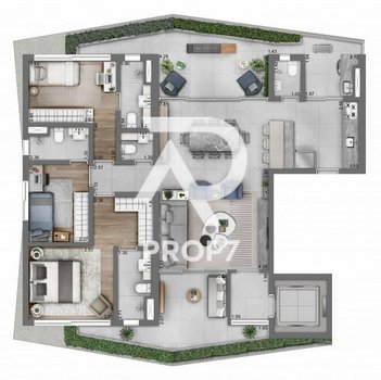 apartment em Rua Funchal, Vila Olímpia - São Paulo - SP