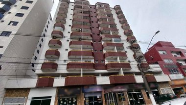 apartment em Rua Alfonso Bovero, Ocian - Praia Grande - SP