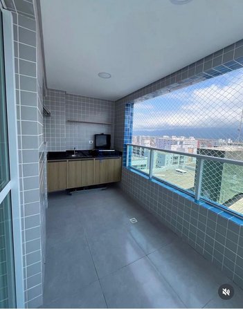 apartment em Rua Comendador Otto Carlos Golanda, Ocian - Praia Grande - SP