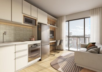 apartment em Rua Riachuelo, Centro - Curitiba - PR