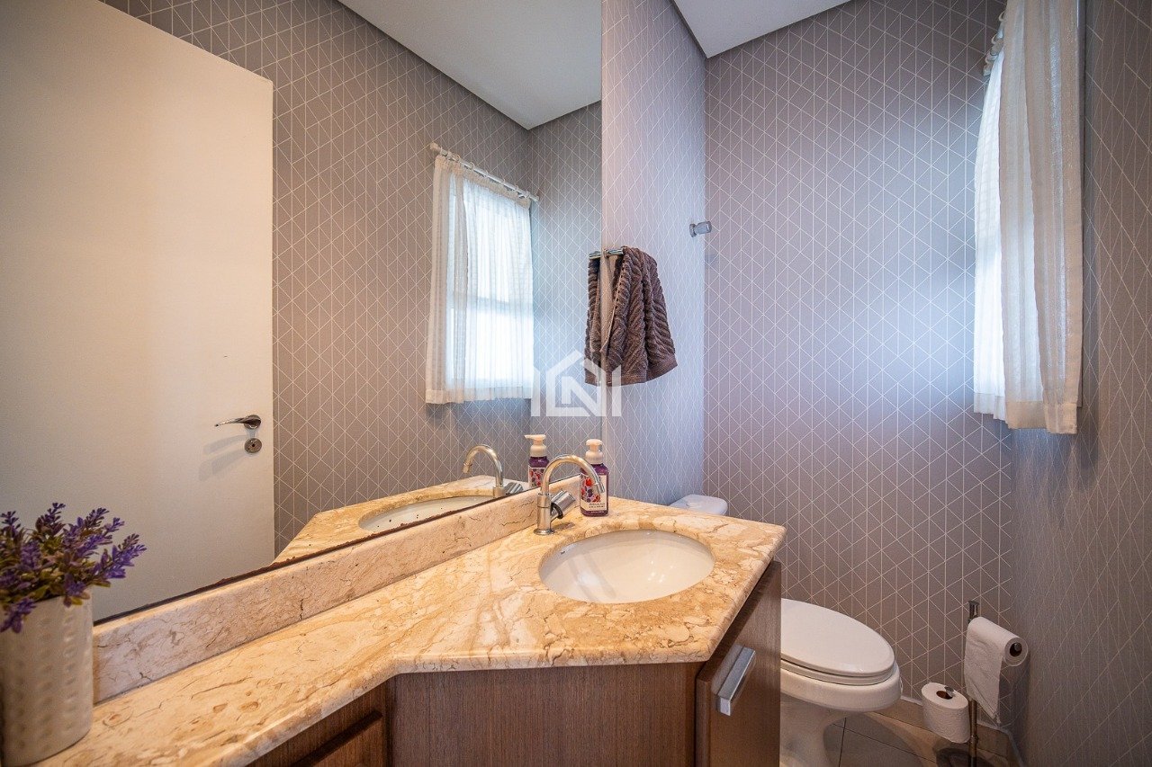 casa a venda no condominio reserva pinus park - lavabo