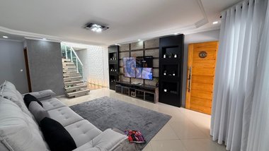 house em Rua dos Capuchinhos, Vila Alzira - Santo André - SP