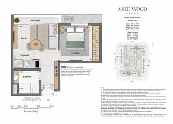 apartment em Avenida Ator José Wilker, Barra Olímpica - Rio de Janeiro - RJ