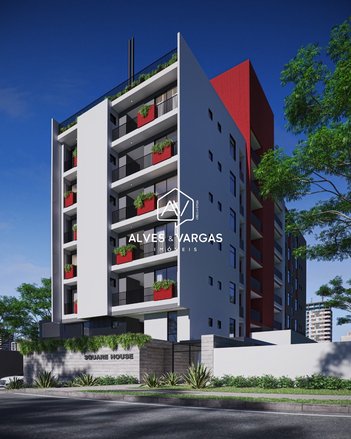 apartment em Rua Maranhão, Água Verde - Curitiba - PR