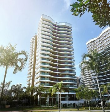 apartment em Avenida Salvador Allende, Barra da Tijuca - Rio de Janeiro - RJ