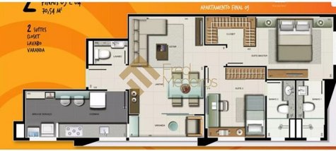 apartment em dos Otoni, Santa Efigênia - Belo Horizonte - MG