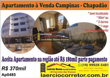 apartment em Avenida Tenente Haraldo Egídio de Souza Santos, Jardim Chapadão - Campinas - SP