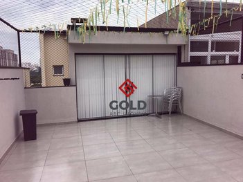 apartment em Alameda Calcutá, Vila Metalúrgica - Santo André - SP