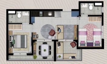 apartment em Rua Isidro Tinoco, Tatuapé - São Paulo - SP