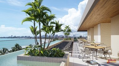 apartment em Avenida Oceano Atlântico, Intermares - Cabedelo - PB