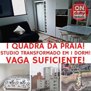 apartment em Rua Antônio Ribeirão, José Menino - Santos - SP