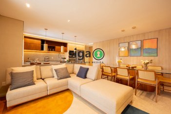 apartment em Alameda dos Nhambiquaras, Indianópolis - São Paulo - SP