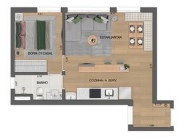 apartment em Largo do Arouche, República - São Paulo - SP