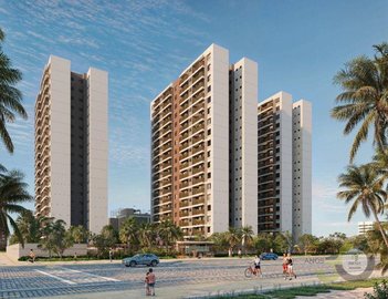 apartment em Avenida Clóvis Arrais Maia, Praia do Futuro I - Fortaleza - CE