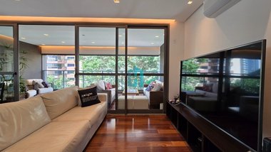 apartment em Alameda Iraé, Indianópolis - São Paulo - SP