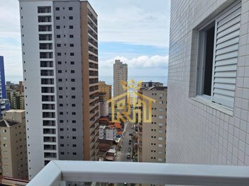 apartment em Rua Pero Vaz de Caminha, Aviação - Praia Grande - SP