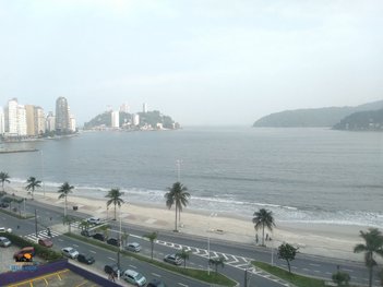 apartment em Rua Amador Bueno da Ribeira, Centro - São Vicente - SP