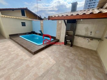 house em Avenida Jorge Hagge, Aviação - Praia Grande - SP