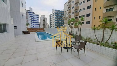 apartment em Rua Eponina, Aviação - Praia Grande - SP