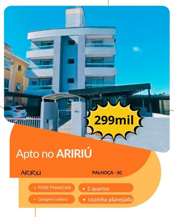 apartment em Rua dos Lagos, Aririú - Palhoça - SC