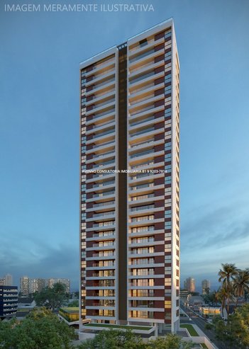 apartment em Avenida Santos Dumont, Encruzilhada - Recife - PE