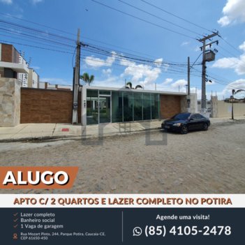 apartment em Rua Mozart Pinto, Parque Albano (Jurema) - Caucaia - CE