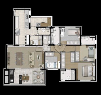 apartment em Rua Havaí, Sumaré - São Paulo - SP