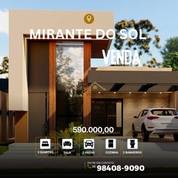 house em Rua 15, Mirante do Sol - Montes Claros - MG