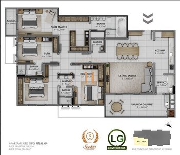 apartment em Otávio do Patrocínio Medeiros, Nossa Senhora do Rosário - São José - SC