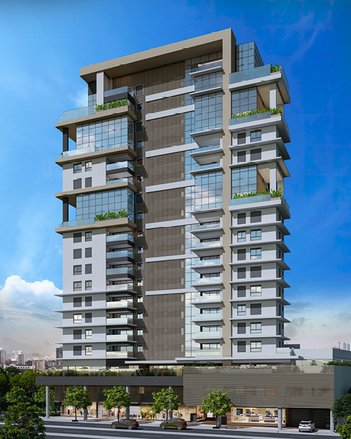 apartment em Rua Quintino Bocaiúva, Cabral - Curitiba - PR