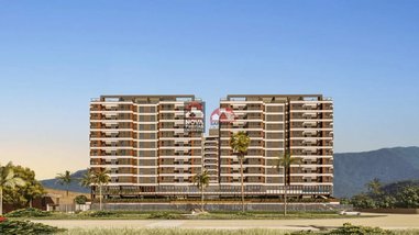 apartment em Avenida Maria de Lourdes da Silva Kfouri, Balneário Copacabana - Caraguatatuba - SP