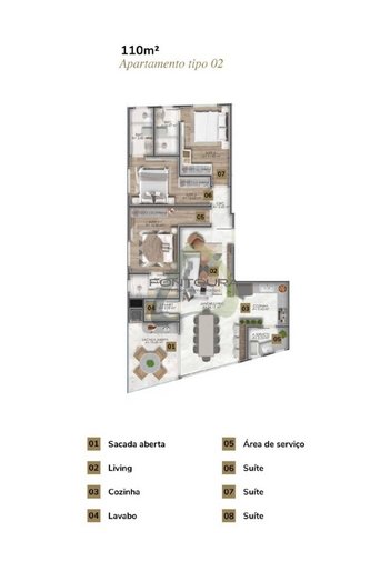 apartment em Rua Rubens Alves, Porto Belo - Porto Belo - SC