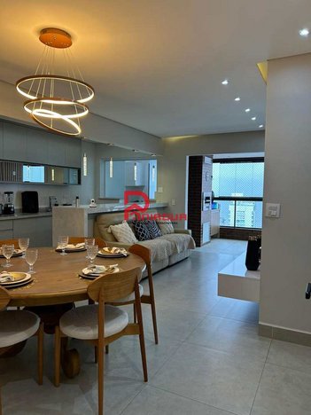 apartment em Praça das Américas, Guilhermina - Praia Grande - SP