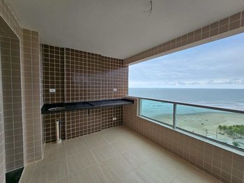 apartment em Rua Aldo Coli, Mirim - Praia Grande - SP