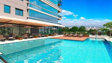 apartment em Rua Monsenhor Ivo Zanlorenzi, Mossunguê - Curitiba - PR