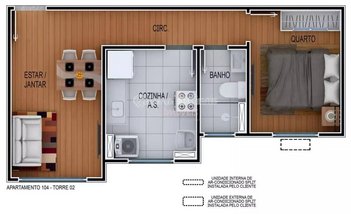 apartment em Rua Luís Mateus, Jardim São Bento - São Paulo - SP