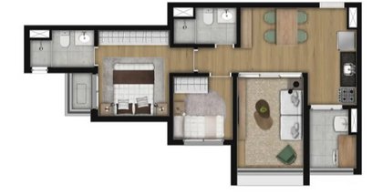apartment em Rua Baronesa de Itu, Santa Cecília - São Paulo - SP