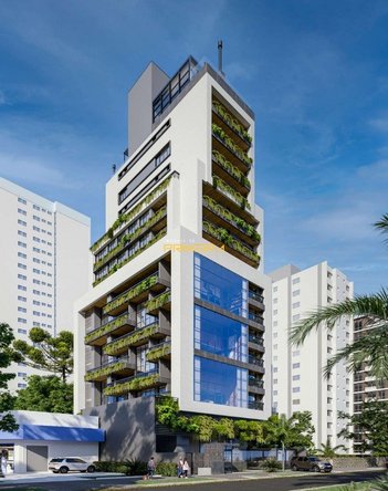 apartment em Rua Bento Viana, Água Verde - Curitiba - PR