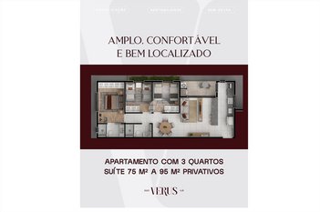 apartment em Rua Veríssimo Marques, Centro - São José dos Pinhais - PR