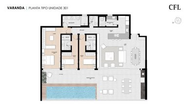 apartment em Almirante Lamego, Centro - Florianópolis - SC
