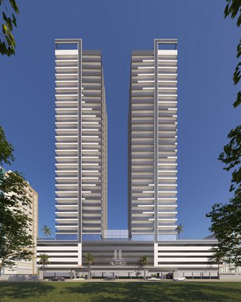 apartment em Rua 218, Meia Praia - Itapema - SC