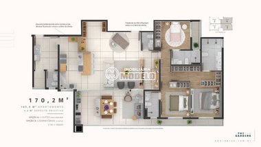 apartment em Rua Riachuelo, Jardim Elite - Piracicaba - SP