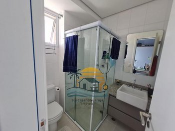 apartment em Rua Gilberto Glasser, Mar e Céu - Guarujá - SP